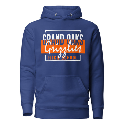 Grand Oaks High School Grizzlies Premium Royal Hoodie 05