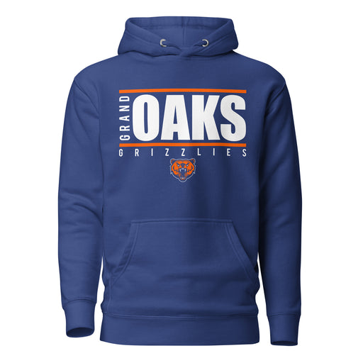 Grand Oaks High School Grizzlies Premium Royal Hoodie 07