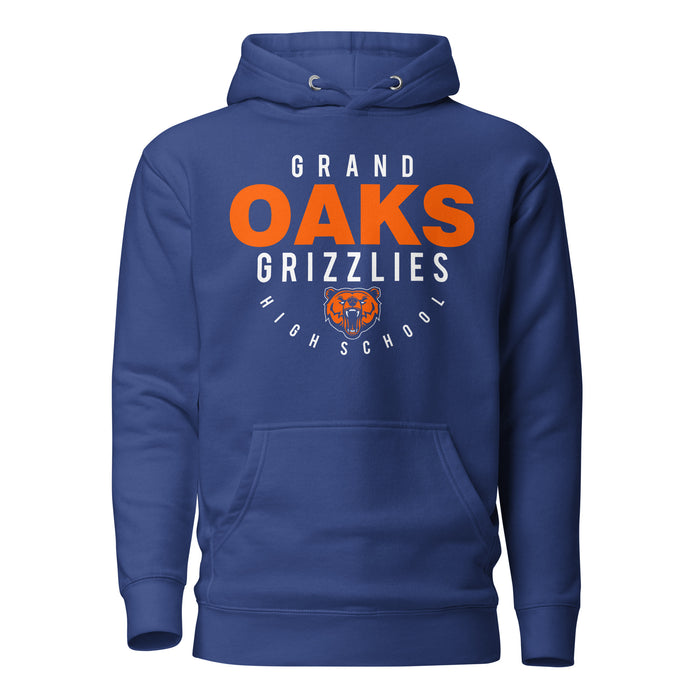 Grand Oaks High School Grizzlies Premium Royal Hoodie 12