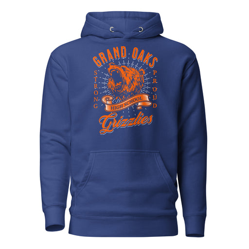 Grand Oaks High School Grizzlies Premium Royal Hoodie 26