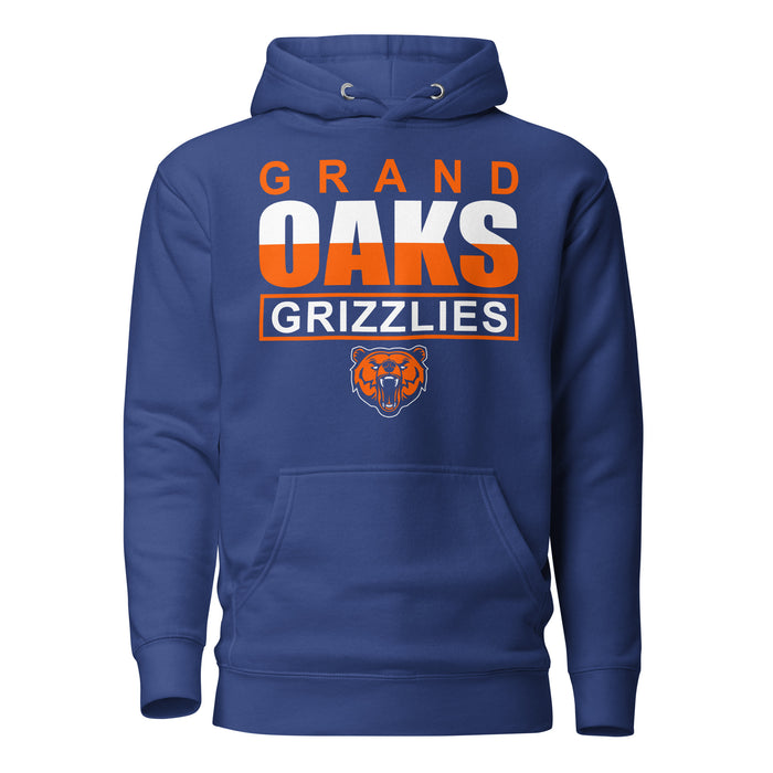 Grand Oaks High School Grizzlies Premium Royal Hoodie 29