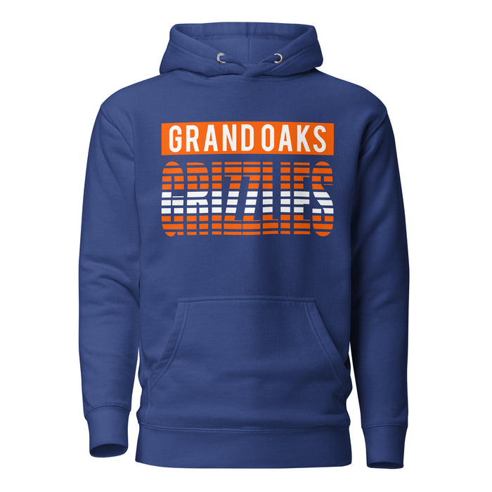 Grand Oaks High School Grizzlies Premium Royal Hoodie 35