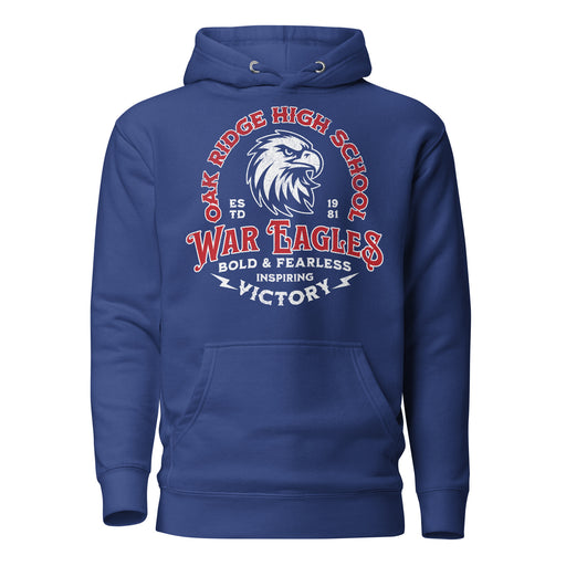 Oak Ridge High School War Eagles Royal Blue Premium Unisex Hoodie 206