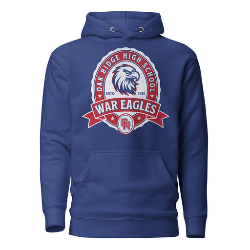 Oak Ridge High School War Eagles Royal Blue Premium Unisex Hoodie 212