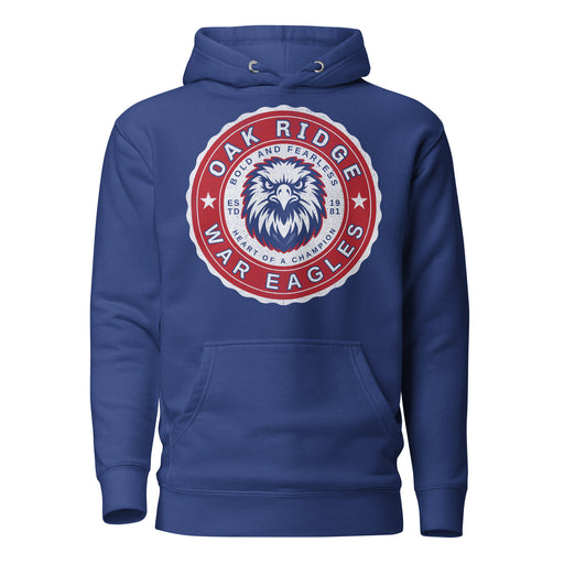 Oak Ridge High School War Eagles Royal Blue Premium Unisex Hoodie 216