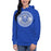 Woman wearing Cypress Creek High School Cougars Royal Blue Premium Unisex Hoodie 203