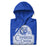 Zoomed-in view of Cypress Creek High School Cougars Royal Blue Premium Unisex Hoodie 215