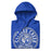 Zoomed-in view of Cypress Creek High School Cougars Royal Blue Premium Unisex Hoodie 220