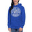 Woman wearing Cypress Creek High School Cougars Royal Blue Premium Unisex Hoodie 220