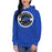 Woman wearing Dekaney High School Wildcats Royal Blue Premium Unisex Hoodie 203