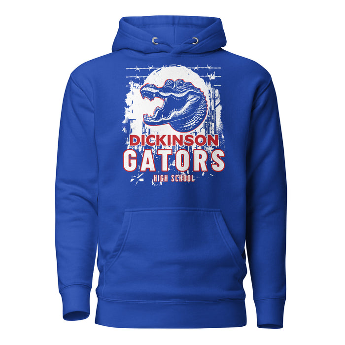 Dickinson High School Gators Royal Blue Premium Unisex Hoodie 202