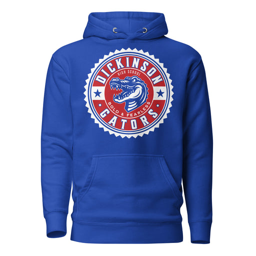 Dickinson High School Gators Royal Blue Premium Unisex Hoodie 203