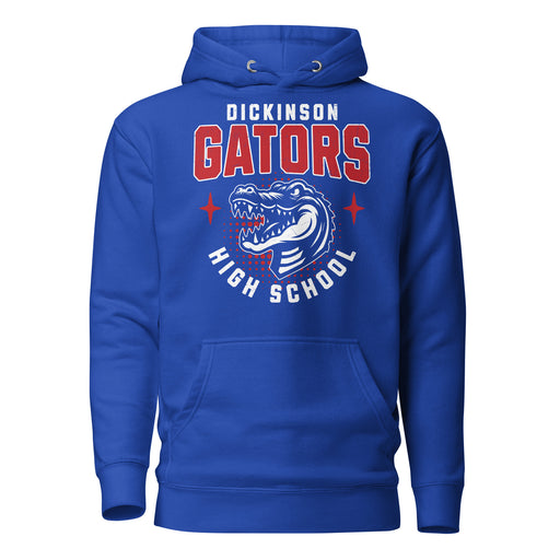 Dickinson High School Gators Royal Blue Premium Unisex Hoodie 204