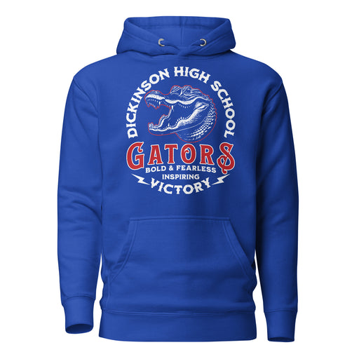 Dickinson High School Gators Royal Blue Premium Unisex Hoodie 206