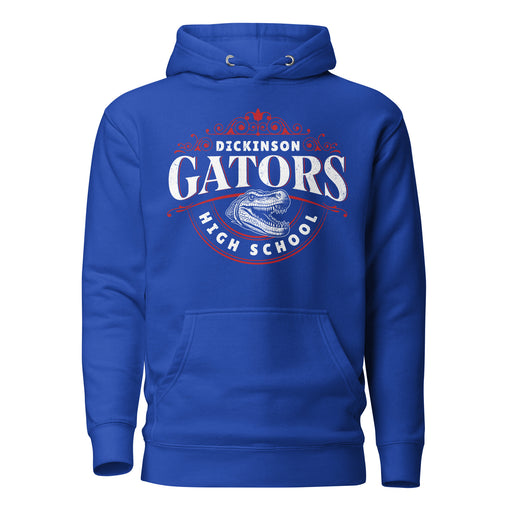 Dickinson High School Gators Royal Blue Premium Unisex Hoodie 211