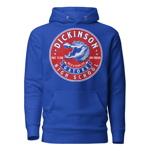 Dickinson High School Gators Royal Blue Premium Unisex Hoodie 215