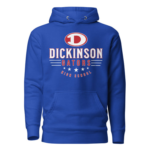 Dickinson High School Gators Royal Blue Premium Unisex Hoodie 217