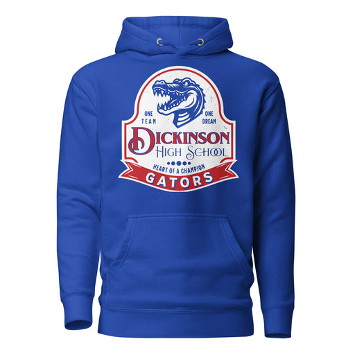 Dickinson High School Gators Royal Blue Premium Unisex Hoodie 219