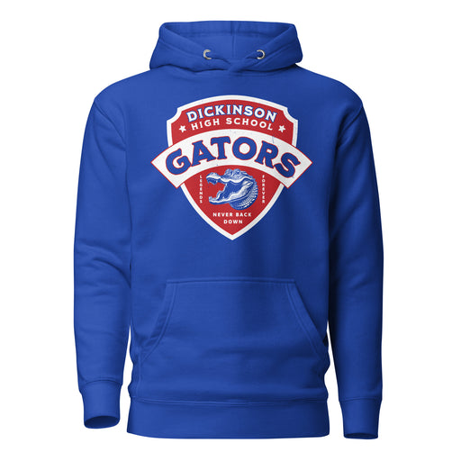 Dickinson High School Gators Royal Blue Premium Unisex Hoodie 221