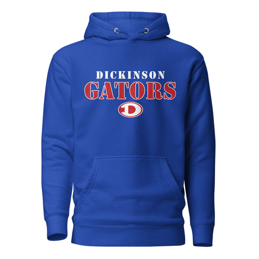 Dickinson High School Gators Royal Blue Premium Unisex Hoodie 222