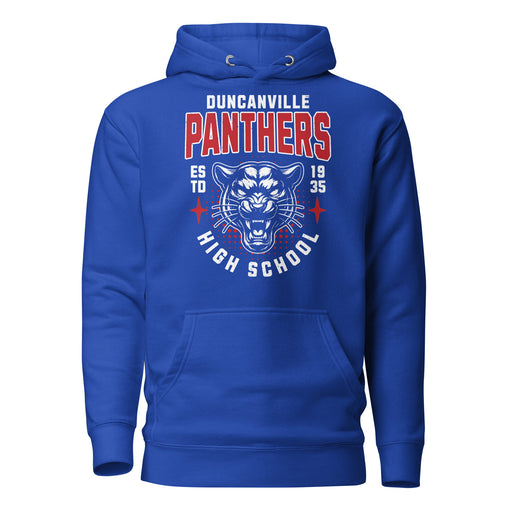 Duncanville High School Panthers Royal Blue Premium Hoodie 204