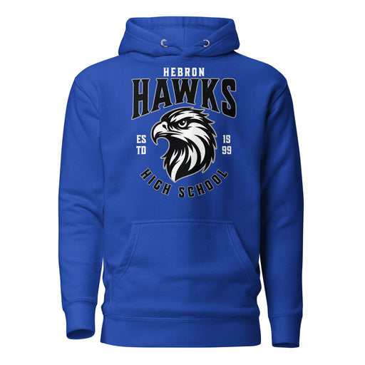 Hebron High School Hawks Royal Blue Premium Unisex Hoodie 213