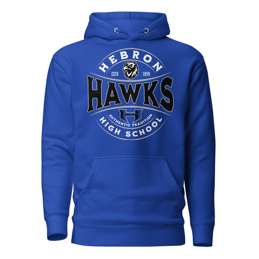 Hebron High School Hawks Royal Blue Premium Unisex Hoodie 218