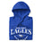 Neatly folded New Caney High School Eagles Royal Blue Premium Unisex Hoodie 211