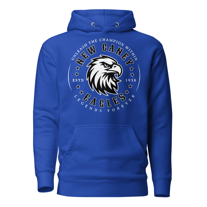 New Caney High School Eagles Royal Blue Premium Unisex Hoodie 214