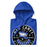 Neatly folded New Caney High School Eagles Royal Blue Premium Unisex Hoodie 215