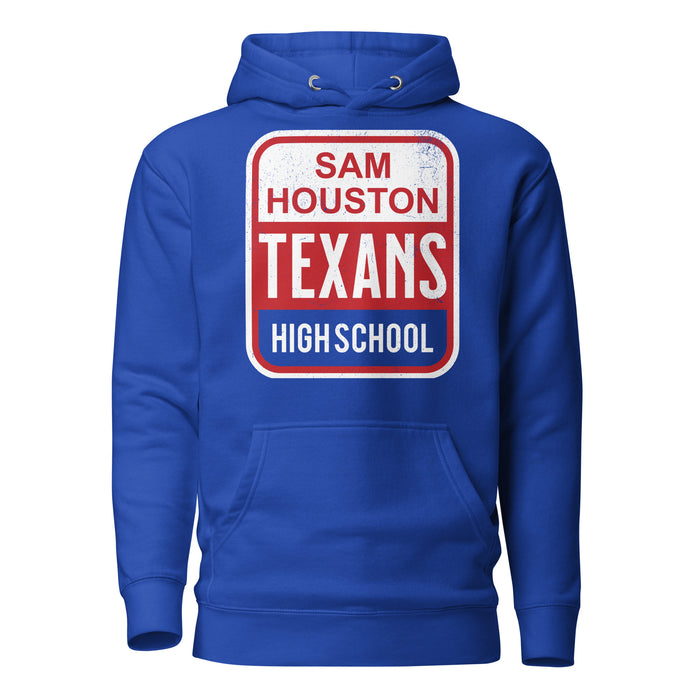 Sam Houston High School Texans Royal Blue Premium Unisex Hoodie 001