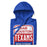 Neatly folded Sam Houston High School Texans Royal Blue Premium Unisex Hoodie 001