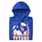 Neatly folded Sam Houston High School Texans Royal Blue Premium Unisex Hoodie 202