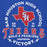 Close-up view of Sam Houston High School Texans Royal Blue Premium Unisex Hoodie 206