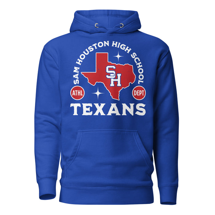 Sam Houston High School Texans Royal Blue Premium Unisex Hoodie 208