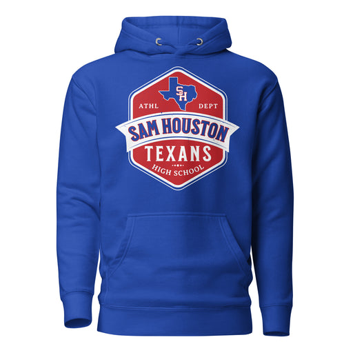 Sam Houston High School Texans Royal Blue Premium Unisex Hoodie 209