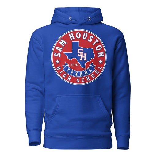 Sam Houston High School Texans Royal Blue Premium Unisex Hoodie 215