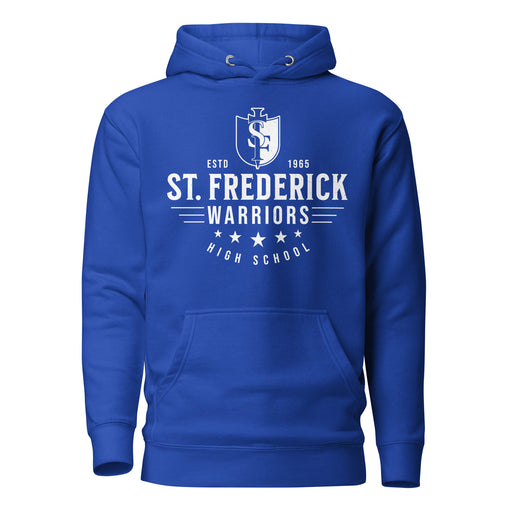 St. Frederick High School Warriors Royal Blue Premium Unisex Hoodie 217