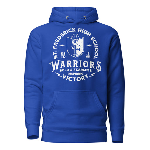 St. Frederick High School Warriors Royal Blue Premium Unisex Hoodie 206