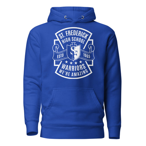 St. Frederick High School Warriors Royal Blue Premium Unisex Hoodie 207