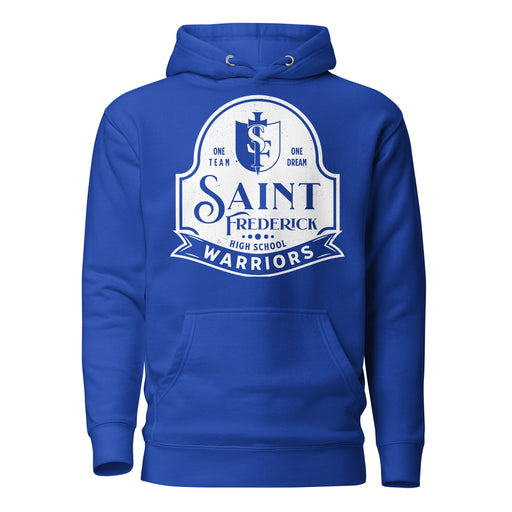 St. Frederick High School Warriors Royal Blue Premium Unisex Hoodie 219