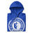 Neatly folded view of St. Frederick High School Warriors Royal Blue Premium Unisex Hoodie 220