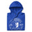 Neatly folded view of St. Frederick High School Warriors Royal Blue Premium Unisex Hoodie 201