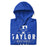 Neatly folded view of Taylor High School Mustangs Royal Blue Premium Unisex Hoodie 217