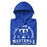 Neatly folded view of Taylor High School Mustangs Royal Blue Premium Unisex Hoodie 206