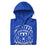 Neatly folded view of Taylor High School Mustangs Royal Blue Premium Unisex Hoodie 207