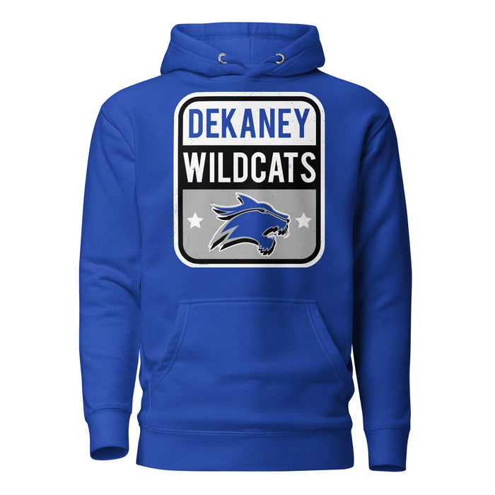 Dekaney High School Wildcats Royal Blue Premium Unisex Hoodie 001