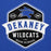 Close-up view of Dekaney High School Wildcats Royal Blue Premium Unisex Hoodie 209