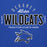 Close-up view of Dekaney High School Wildcats Royal Blue Premium Unisex Hoodie 040