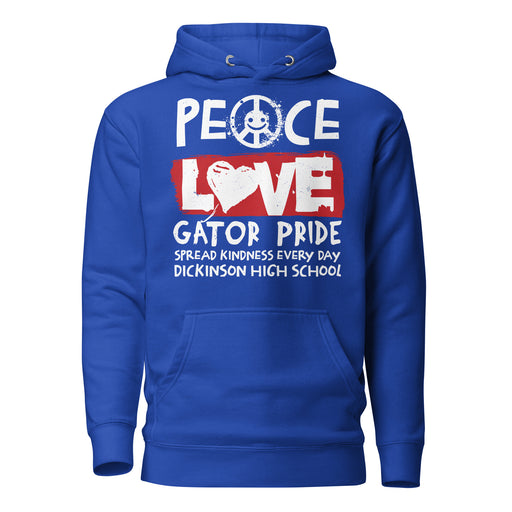 Dickinson High School Gators Royal Blue Premium Unisex Hoodie 240